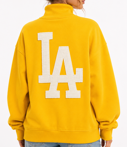 Sweat-shirt à col roulé oversize pour femme, logo personnalisé, coton doux, coupe décontractée, écologique, respirant, hiver, usage quotidien - Product Image 3