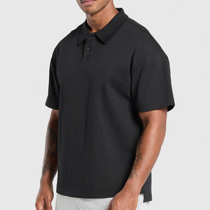 Polo à manches courtes en tricot uni pour homme, respirant, décontracté, vêtements de golf, fabrication directe, polos de golf personnalisés en gros - Product Image 4