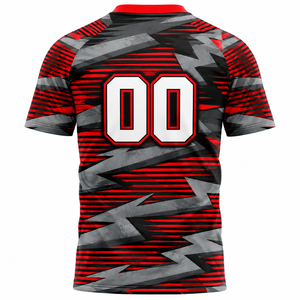 Camiseta de fútbol de color personalizado 100% poliéster para hombre, camiseta de manga corta de alta calidad, camiseta de fútbol más vendida - Product Image 3