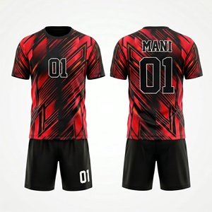 ชุดแข่งแฮนด์บอลแบบซับลิเมชั่นสั่งทำพิเศษสำหรับทีมชาย เสื้อผ้าระบายอากาศ ป้องกันแบคทีเรีย ซึมซับเหงื่อ ผลิตจากโพลีเอสเตอร์ 100% แขนสั้น - Product Image 3