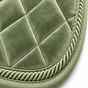 Tapis de selle équestre personnalisé en coton matelassé tout usage en satin, faible MOQ, vente en gros - Product Image 5