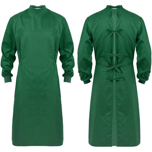 Batas de Paciente de Algodón Médico Unisex con Detección de Agujas, Impresión de Logotipo Personalizado Disponible, Tallas Personalizadas, para Uso Hospitalario, Médicos y Enfermeras - Product Image 4