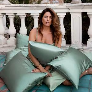 Juego de Regalo de Funda de Almohada de 16, 22 y 25 Momme 100% Seda de Morera Oeko-Tex con Caja, Cremallera y Logo - Product Image 6