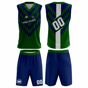 ชุดเสื้อและกางเกงบาสเก็ตบอลพรีเมียม ชุดยูนิฟอร์มทีมแบบกำหนดเอง เสื้อผ้ากีฬาตาข่ายระบายอากาศ ผู้ผลิตและจำหน่าย OEM ราคาถูก - Product Image 1