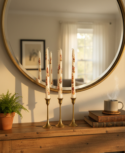 ชุดเทียนแท่งพาราฟินและถั่วเหลืองทำมือสำหรับฤดูใบไม้ร่วง จำนวน 4 ชิ้น สำหรับคริสต์มาส อีสเตอร์ งานเฉลิมฉลองในฤดูหนาว - Product Image 1