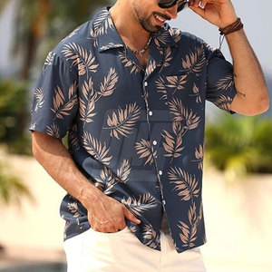 Holiday Men Hawaiian <b>Shirt</b> Short Sleeve Colorful Floral Pattern <b>Shirt</b> For Beach Travel Vacation Resort And <b>Parties</b> - Product Image 3