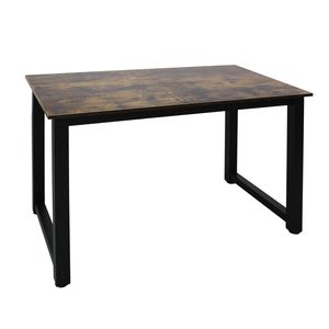 Bureau d'ordinateur en bois RT en chêne haute résistance de 110cm de taille décente et design élégant - Product Image 3