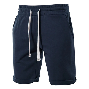 2026 Best Quality Polyester/Cotton Fleece <b>Shorts</b> <b>Men</b> Mid Waist Hot Selling Casual Solid Windproof Breathable Eco-Friendly Sweat - Product Image 6