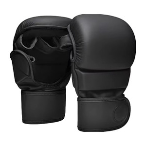 Guantes de MMA de Cuero Sintético, Guantes de Sparring para Boxeo, Kickboxing, Muay Thai, Entrenamiento y Competición - Product Image 1