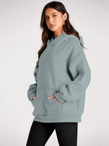 King Wears Winter Embroidered Zip-Up <b>Hoodies</b> Women Men <b>Couples</b> Fleece Solid Regular Fit 100% Organic Cotton 300g Breathable - Product Image 2