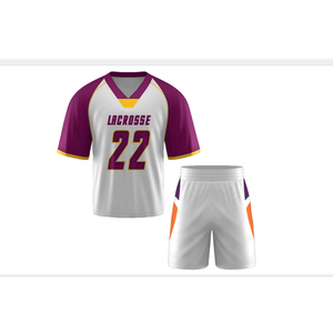 Ensemble de maillots de lacrosse personnalisés avec nom et numéro d'équipe, sublimation intégrale, fournisseur et exportateur OEM ODM en gros - Product Image 6