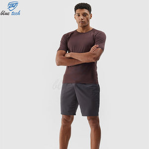 Conjunto Deportivo para Hombre, Talla Grande, Dos Piezas, Camiseta de Manga Corta y Pantalones Cortos para Correr, Entrenamiento en Gimnasio, Secado Rápido, Transpirable, OEM - Product Image 2