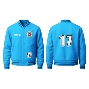 Veste universitaire personnalisée OEM corps en laine 2025 haute qualité Chenille Patch Letterman veste de baseball en gros commandes en gros unisexe. - Product Image 2