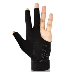 Guante de billar ligero, portátil, duradero, elástico, transpirable y antideslizante de 3 dedos para snooker, en venta. - Product Image 2