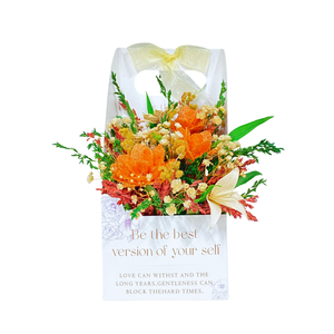 Petit panier à fleurs en loofah naturel, léger et écologique, idéal pour les arrangements floraux, la décoration de la maison et des événements - Product Image 2