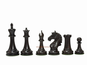 Juego de Ajedrez Staunton de Ébano Natural Hecho a Mano de la Serie Cazoria, Ecológico, Portátil, Duradero, Unisex, para Entretenimiento - Product Image 2