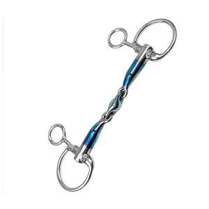 Precio de Fábrica al por Mayor: Bocados de Acero Inoxidable Personalizados con Cubierta de Goma y Cadena de Freno OEM para Equitación - Product Image 6