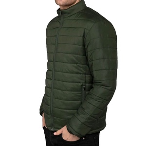 OEM Service Top Quality PolyesterCotton Stand Collar Puffer <b>Jacket</b> Custom logo Lightweight Breathable Quilted <b>Jackets</b> For Men - Product Image 5