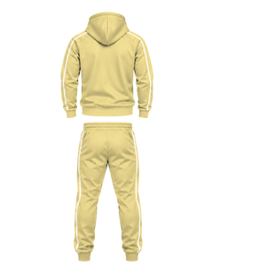 Conjunto Deportivo de Dos Piezas para Hombre con Sudadera con Capucha y Cierre Completo y Pantalones Deportivos con Cintura Elástica para Gimnasio, Entrenamiento, Trotar, Caminar y Uso Diario - Product Image 2