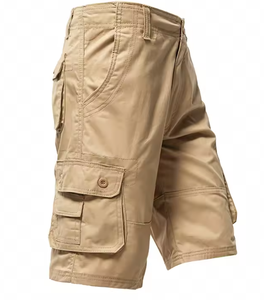 Shorts cargo grande taille pour hommes, coupe ample, style streetwear, longueur genou, décontracté, sport, hip-hop, pantalon court droit, vente en gros personnalisée - Product Image 6