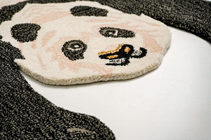 Alfombra de Lana Tejida a Mano con Diseño de Animales, Alfombra Personalizada para Decoración del Hogar, Proveedor de Alfombras para Sala de Estar - Product Image 2