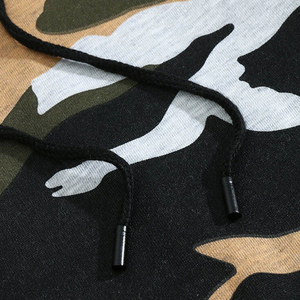 Sweat à capuche personnalisé pour l'hiver, broderie par sublimation, impression intégrale 3D, teinture unie, polaire 100% polyester, streetwear - Product Image 4