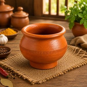 Tazón Tradicional para Servir Postres, Tazón para Helado, Taza de Barro Hecha a Mano, Taza para Postres, Taza para Queso, Taza para Pizza, Barro Rojo - Product Image 5
