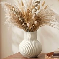 Dekorasi Rumah Boho Rumput Pampas Kering Alami Buket Bunga Kering Terawetkan 96/100/220pcs DIY Rangkaian Bunga Pernikahan