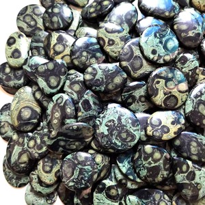 Lot de pierres précieuses en quartz jaspe Kambaba naturel de haute qualité pour la fabrication de bijoux, formes variées, tailles 27-40 mm - Product Image 6