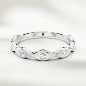 Bague en diamant rond brillant de qualité supérieure pour les occasions spéciales, les mariages, les fiançailles et l'usage quotidien, disponible au prix d'exportation - Product Image 1