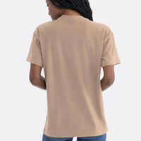 T-shirts en jersey respirant et écologique 60/40 en coton peigné léger 100 % coton peigné filé à l'anneau, polyester/coton