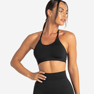 Créez Votre Propre Tenue de Sport d'Été pour Femme : Legging Taille Haute et Brassière de Sport à Bonnets Triangulaires Sans Armature, Respirant, en Spandex/Nylon - Product Image 6