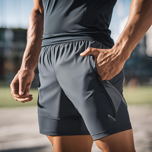 Premium <b>Men</b>’s Cotton <b>Shorts</b> Custom Logo Casual Gym <b>Shorts</b> Athletic Fit OEM Manufacturer OEM - Product Image 5