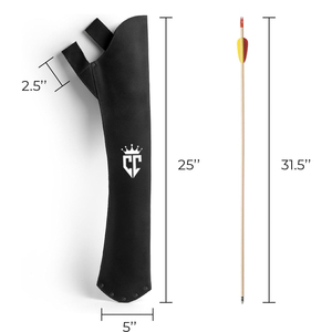 Brand New Leather Arrow Holder Bag for Hunting and <b>Shooting</b> Outdoor Activities Leather <b>Shooting</b> Archery Arrow Holder Bags - Product Image 4