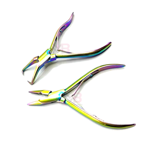 Hot Sale Hair Pliers Hair <b>Extension</b> Pliers Tools for Nano Rings <b>Micro</b> Rings Hair <b>Extensions</b> Hair Styling Salon Use - Product Image 3