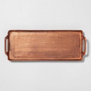 Bandeja de Servicio de Lujo para Decoración de Bodas, con Asas, de Metal, para Servir Aperitivos y Bebidas, Moderna y Elegante - Product Image 3