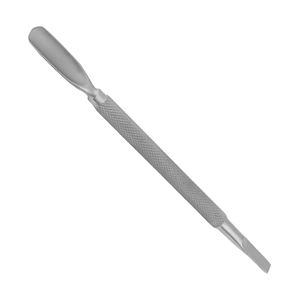 High Quality Reusable Dual-End Double Head Cuticle Pusher Nail Care Tools Stainless Steel Customized Logo Eco Friendly Stahlmann - Product Image 1