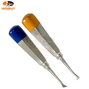 Juego de 2 Elevadores Dentales de Acero Inoxidable JACKBILLY para Extracción de Raíces Molares, Izquierdo y Derecho # 4L + # Instrumentos 4R - Product Image 6