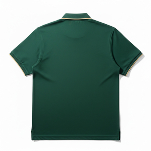 เสื้อโปโลผ้าแห้งเร็ว ยืดหยุ่นได้ ออกแบบได้ตามต้องการ สำหรับผู้ชาย เหมาะสำหรับการฝึกซ้อมกีฬากอล์ฟ เสื้อแขนสั้น ชุดทำงาน ชุดยูนิฟอร์ม - Product Image 3