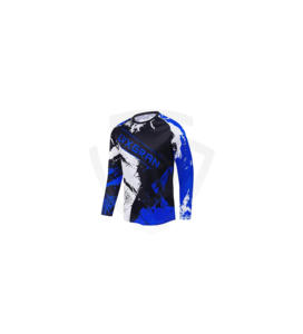 Polo de course moto personnalisé respirant imprimé par sublimation, nom de l'équipe de motocross, séchage rapide, anti-UV, motocross - Product Image 2