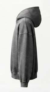 Sudadera con Capucha Unisex de Invierno, Estilo Vintage, Lavado Ácido, Desteñida, Oversize, Streetwear, Poliéster/Algodón - Product Image 3