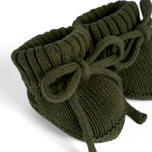 Baby Casual Socks Eco-Friendly 100% Cotton OEM/ODM Vietnam Support Standard Knitted Winter <b>Booties</b> 0-3M Needle Detection - Product Image 2