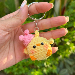 Custom Handmade Crochet Keychain Cute Animal Amigurumi <b>Bag</b> <b>Charm</b> OEM ODM Made In Vietnam - Product Image 5