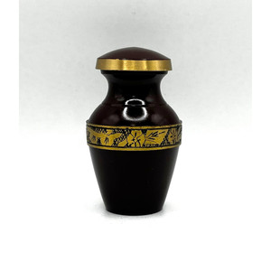 <b>keepsake</b> urn small cremation urn <b>for</b> <b>ashes</b> memorial remembrance piece with elegant finish secure lid timeless memory holder - Product Image 5