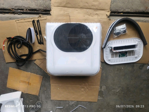 เครื่องปรับอากาศแบบติดหลังคาสำหรับรถขุด 24V 2000W ออลอินวัน พร้อมคอนเดนเซอร์และอีวาพอเรเตอร์ในตัว - Product Image 2
