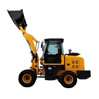 Mini 1.2ton pompe hydraulique Diesel 4WD chargeur de chargeuse sur pneus utilisé/nouveau 2 tonnes de charge Liyuan Yunnei jardin ferme Restaurant vente au détail
