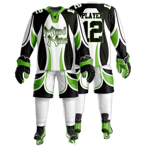Conjunto de Uniforme de Hockey sobre Hielo Profesional ANAX SPORTS - Nuevo Diseño de Secado Rápido, Transpirable, 100% Poliéster, Logotipo Personalizado Impreso, Unisex para Adultos - Product Image 4