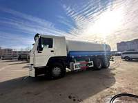 Camion-citerne Sinotruk HOWO Hohan d'occasion 20 tonnes 20 m³ 6x4 Diesel avec pompe haute pression Moteur 351-450 ch pour le nettoyage des rues