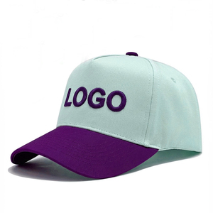 3D Embroidery Logo Custom 5 Panel Blank <b>Frame</b> Baseball Cap Common Unisex Four Seasons - Product Image 3