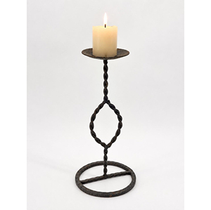 Décoration d'anniversaire, porte-bougie en fer, porte-bougie rustique noir, support à bougie en fer forgé vintage pour une présentation romantique des bougies - Product Image 6